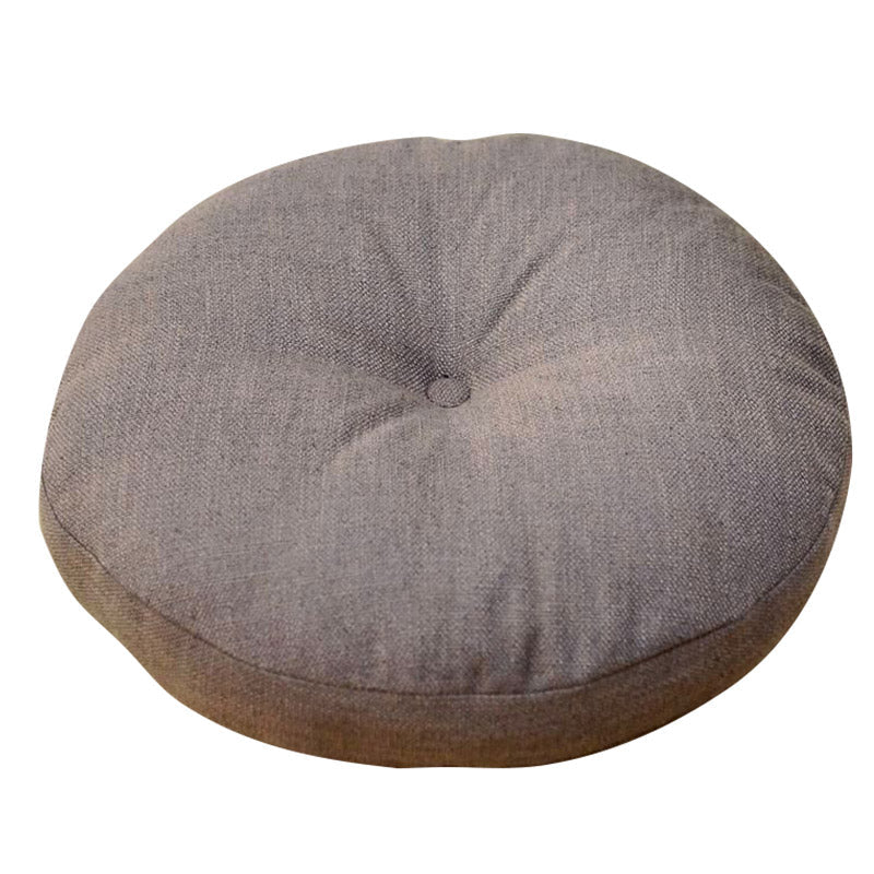 Buddha Stones Lotus Simple Pattern Linen Meditation Seat Cushion Home Living Room Decoration Decorations buddhastoneshop 6