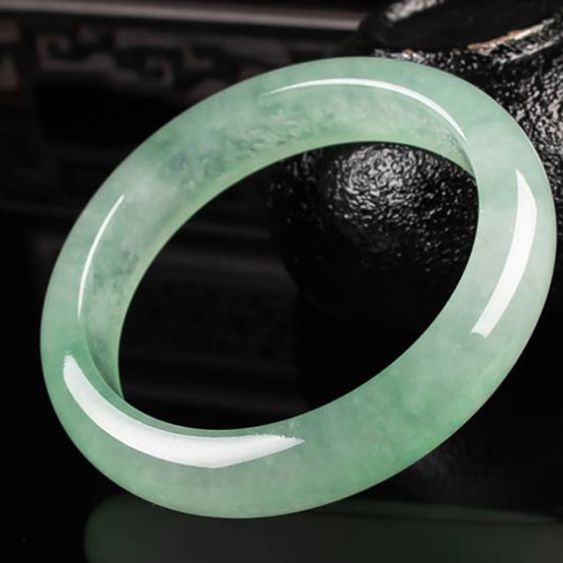 Buddhastoneshop Jade Protection Healing Bangle Bracelet