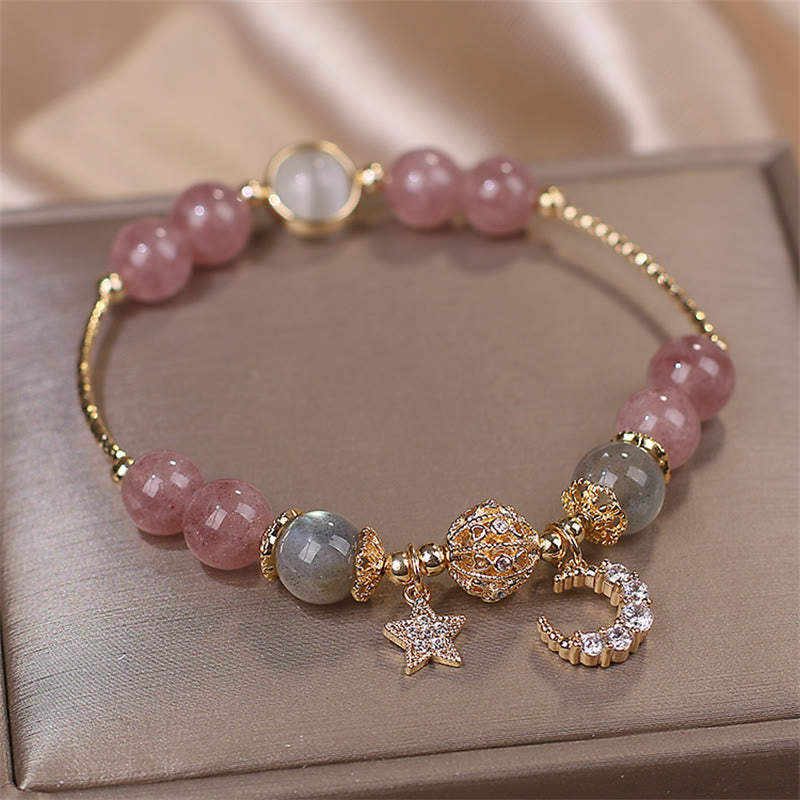 FREE Today: The Healing Positive Strawberry Quartz Bracelet FREE FREE 2