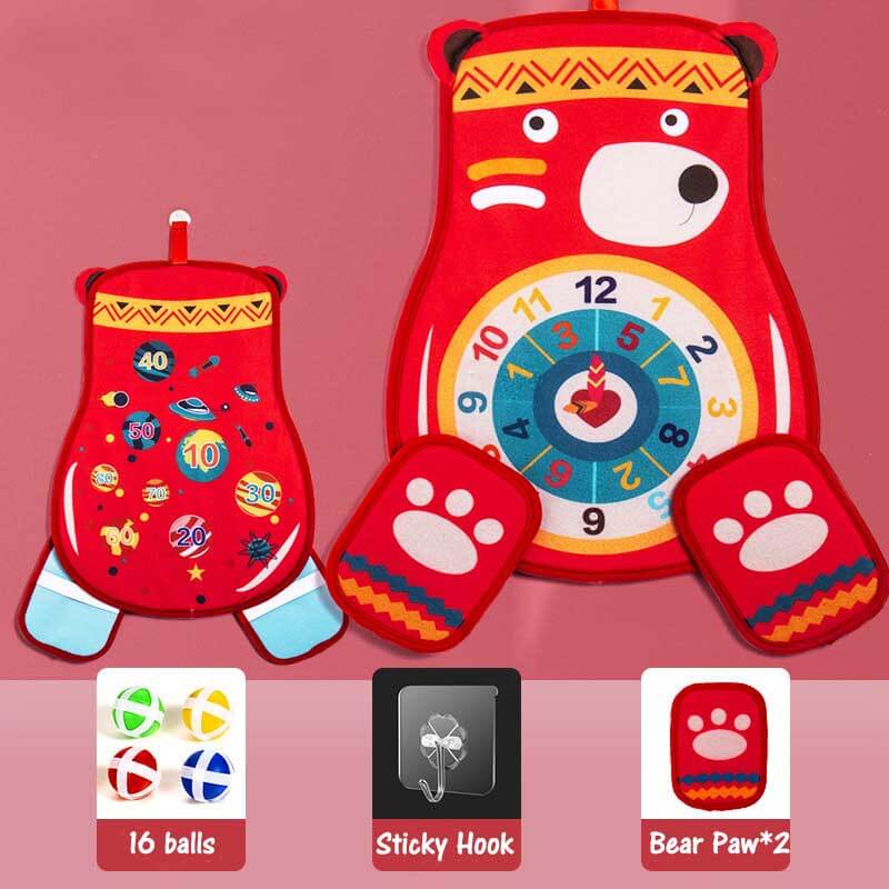 Fidtoy Bear Paw Catching Game for Kids | Educational Toy for Hand-Eye Coordination