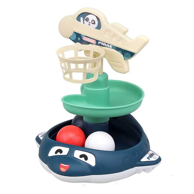 Fidtoy Ball Drop Toy para niños pequeños de 1 a 6 años, juego de lanzamiento, juguete de aprendizaje con luz de sonido, juego educativo para interiores