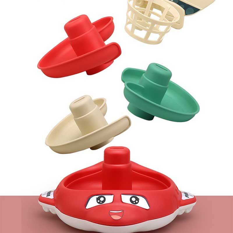 Fidtoy Ball Drop Toy para niños pequeños de 1 a 6 años, juego de lanzamiento, juguete de aprendizaje con luz de sonido, juego educativo para interiores