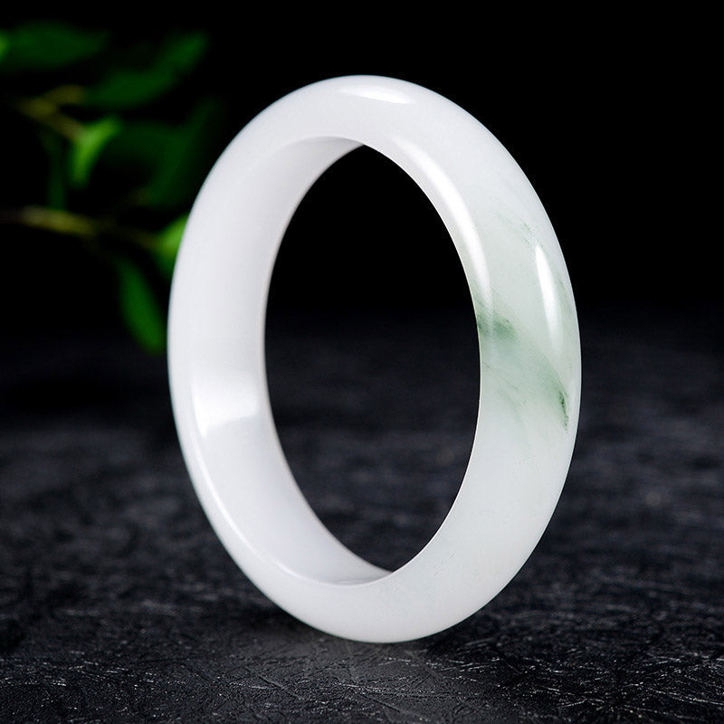 Buddha Stones Natural Jade Luck Healing Bangle Bracelet Bracelet BS 1