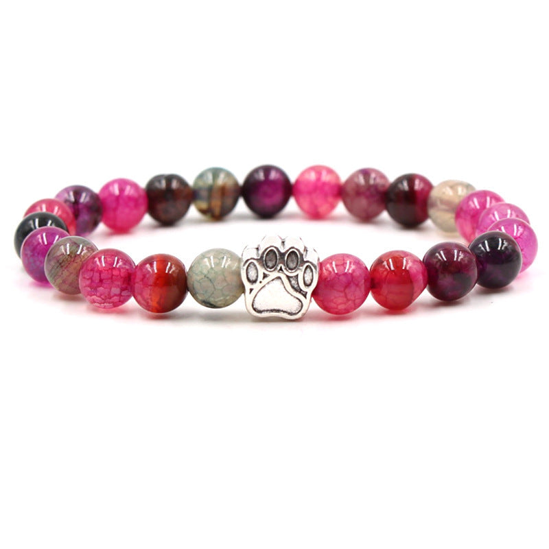 Buddha Stones “Save A Dog” Bracelet Bracelet Bracelet Tourmaline (Positive ♥ Love)