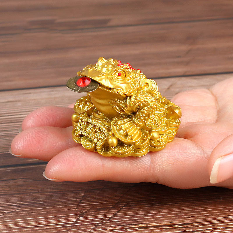 Buddha Stones FengShui Wealth Lucky Frog Decoration Decoration BS 2