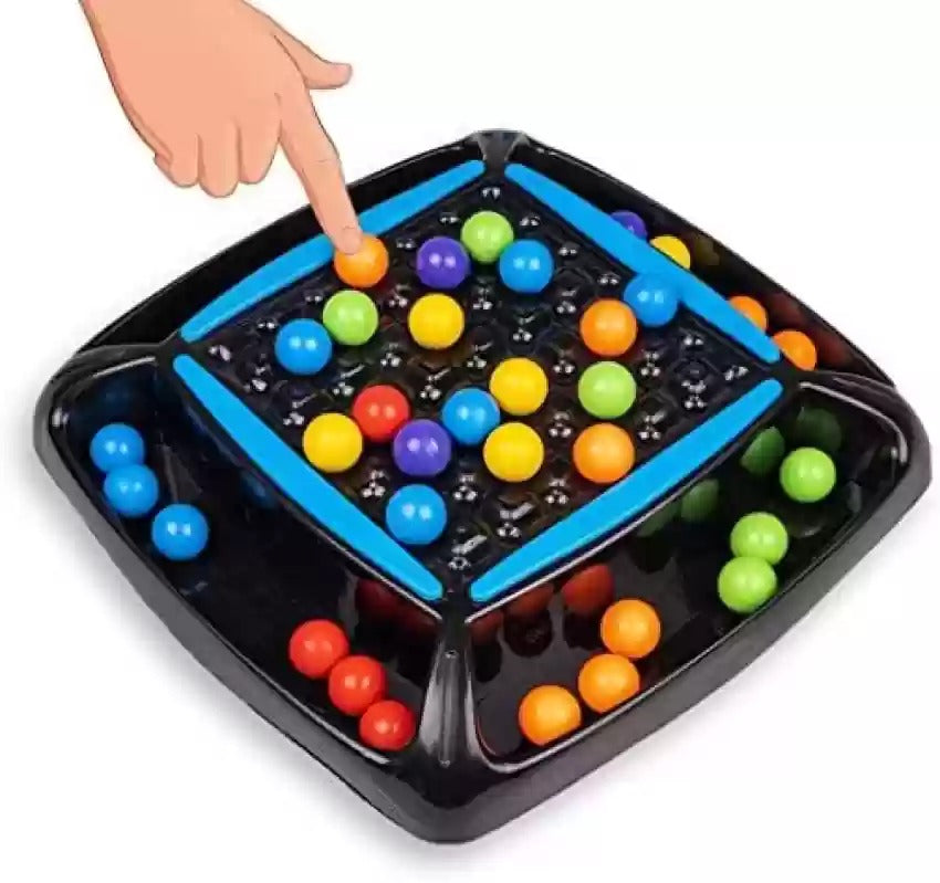 Jeu de société familial Fidtoy Colorful Ball Candy Crush Challenge pour enfants - Jeu de puzzle d'association de couleurs