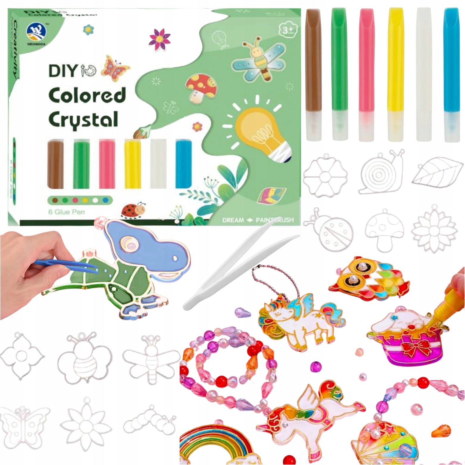 DIY Insects Colorful Crystal Making Kit - 201