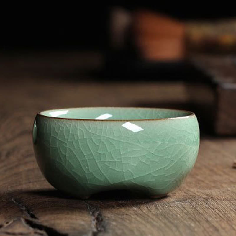 Buddha Stones Colorful Koi Fish Ceramic Teacup Kung Fu Tea Cup Bowl Cup BS 25