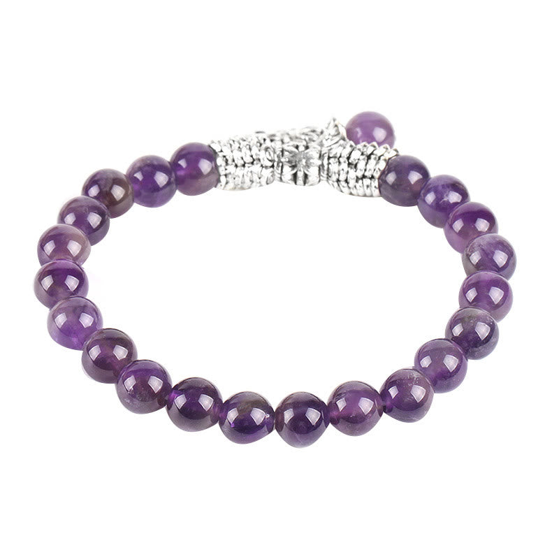 Buddha Stones Natural Gemstone Tree of Life Lucky Charm Stretch Bracelet Bracelet BS 4