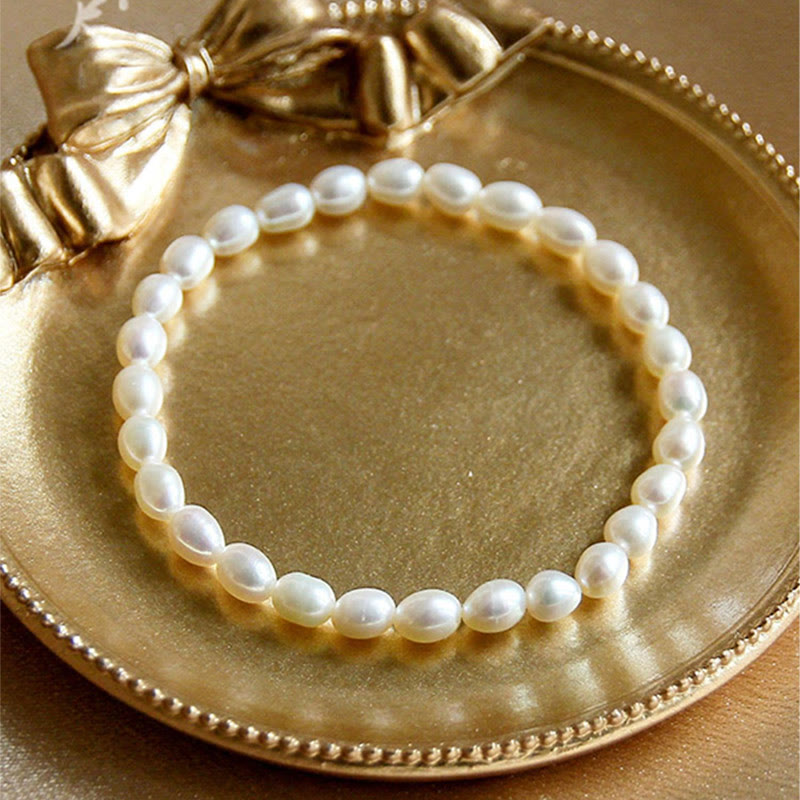 Buddha Stones Natural Pearl Healing Beaded Bracelet Bracelet BS 2