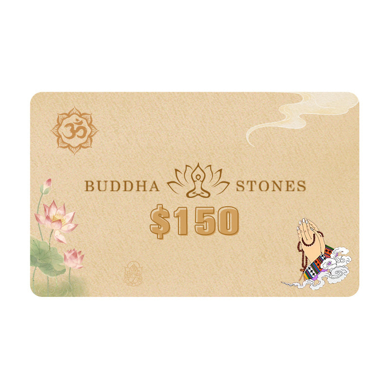 Buddha Stones Convey Good Luck Gift Certificate Digital Gift Card BS $150.00