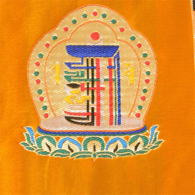 Prayer Altar Mat Man-Bcu Kalachakra Healing Meditation Jacquard Mat - image 8