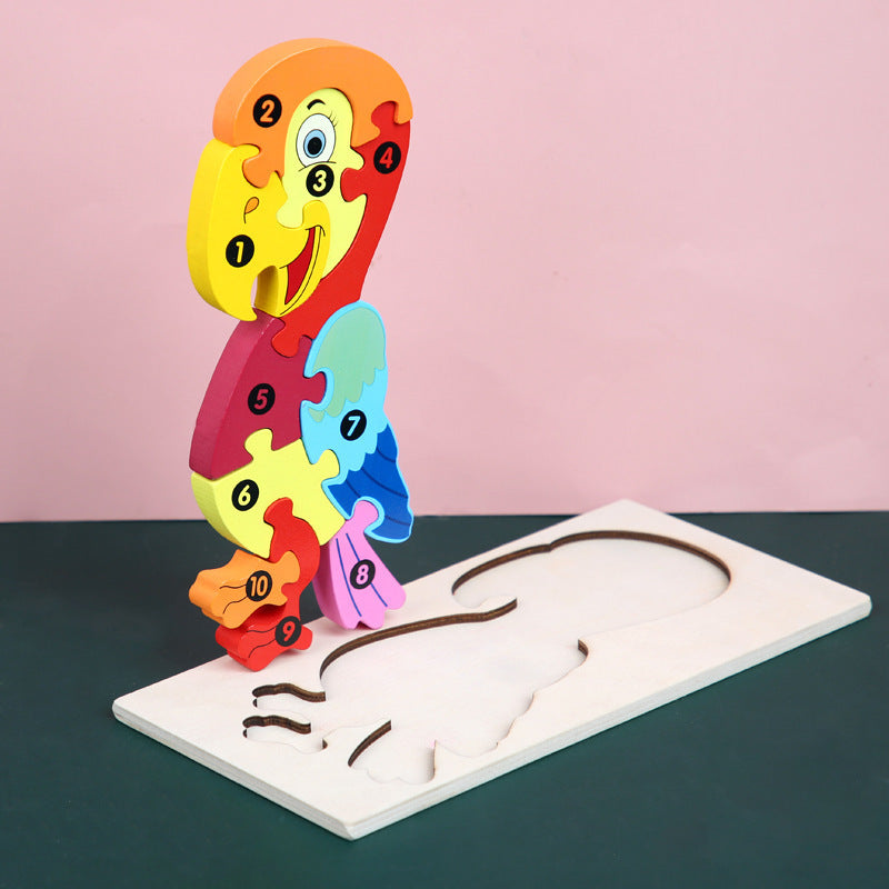 Educational 3D Wooden Puzzle for Children