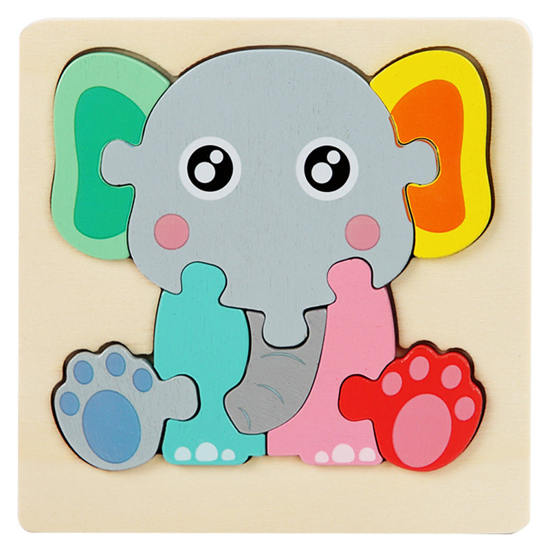 Level 2 Montessori Puzzles 6 Pack - Eco-Friendly Wooden Puzzles Set#3