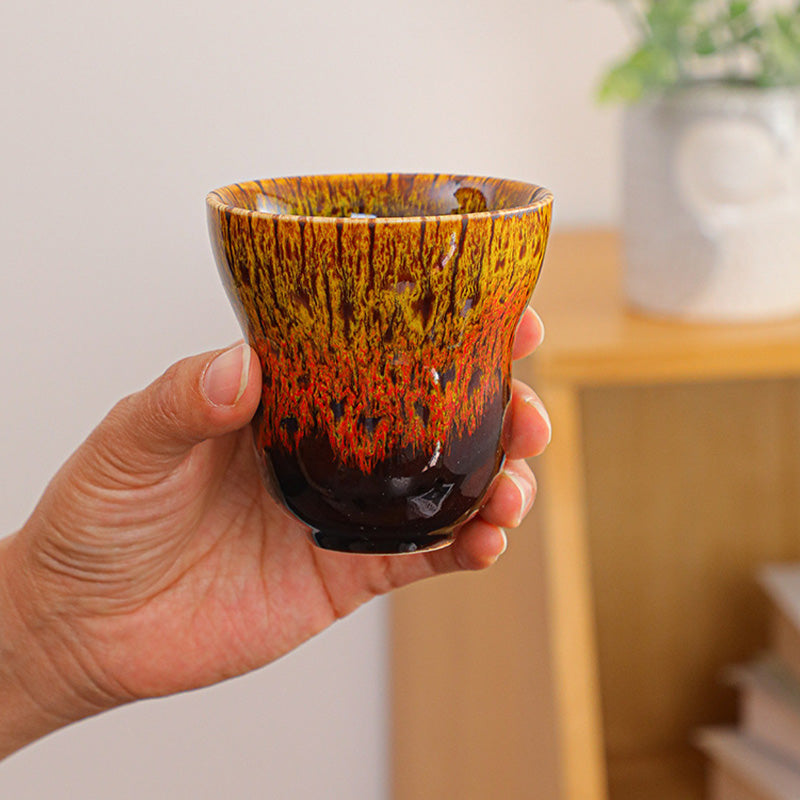 Buddha Stones Vintage Kiln Change Design Ceramic Coffee Mug Tea Cup 150ml - image 14