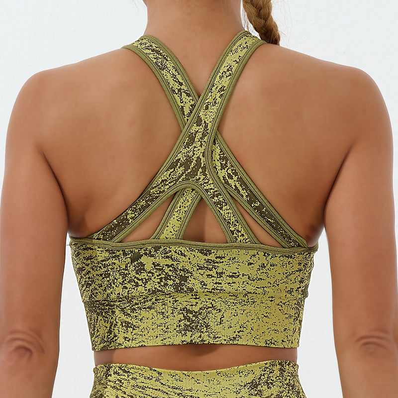 Buddha Stones Seamless Fitness Crop Tank Top High Waist Leggings Pants Sports Gym Yoga Outfits - Crop Tank - Light Green - US6,UK/AU10,EU38 (L) - image 11