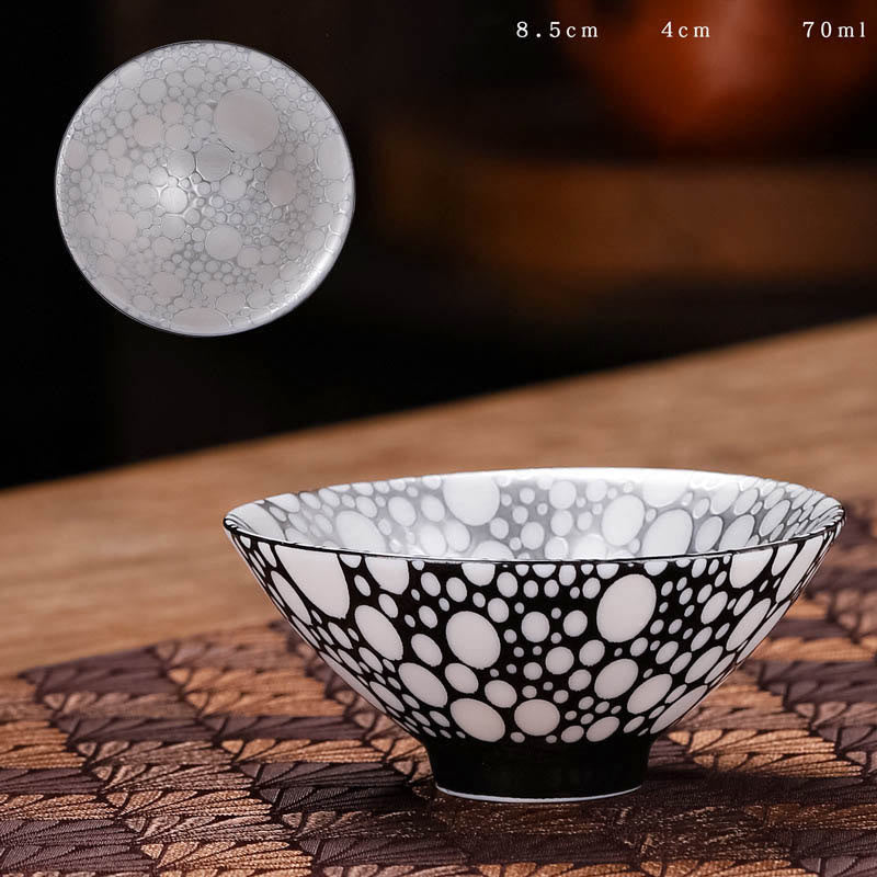 Tasse à thé en céramique Foviel motif Tibet caractère Fu, tasse à thé Kung Fu 55 ml