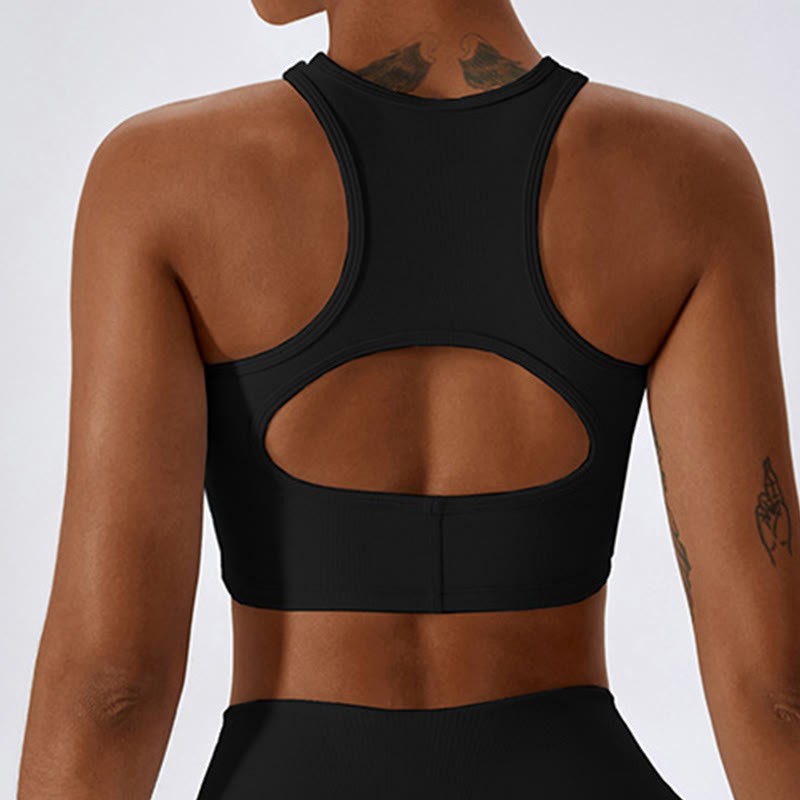 Foviel Sleeveless Crop Tank Top Flared Pants Sports Fitness Yoga