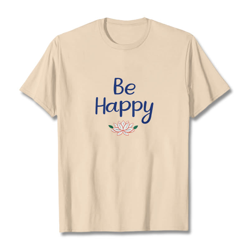 Foviel Be Happy Lotus Tee T-shirt
