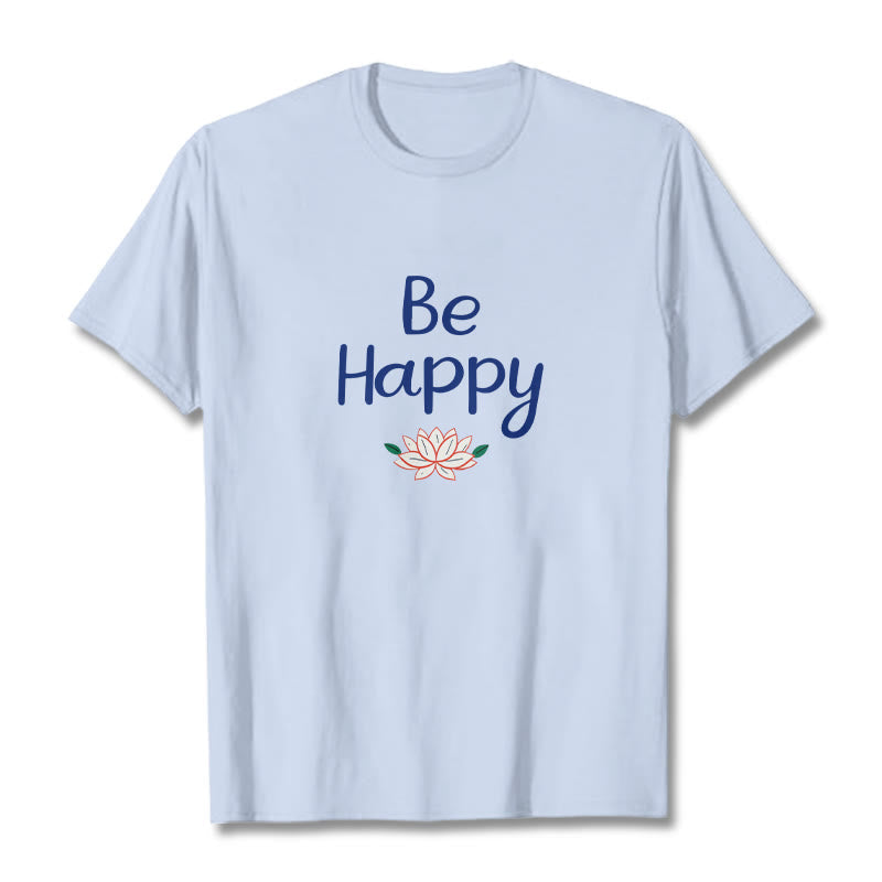 Foviel Be Happy Lotus Tee T-shirt