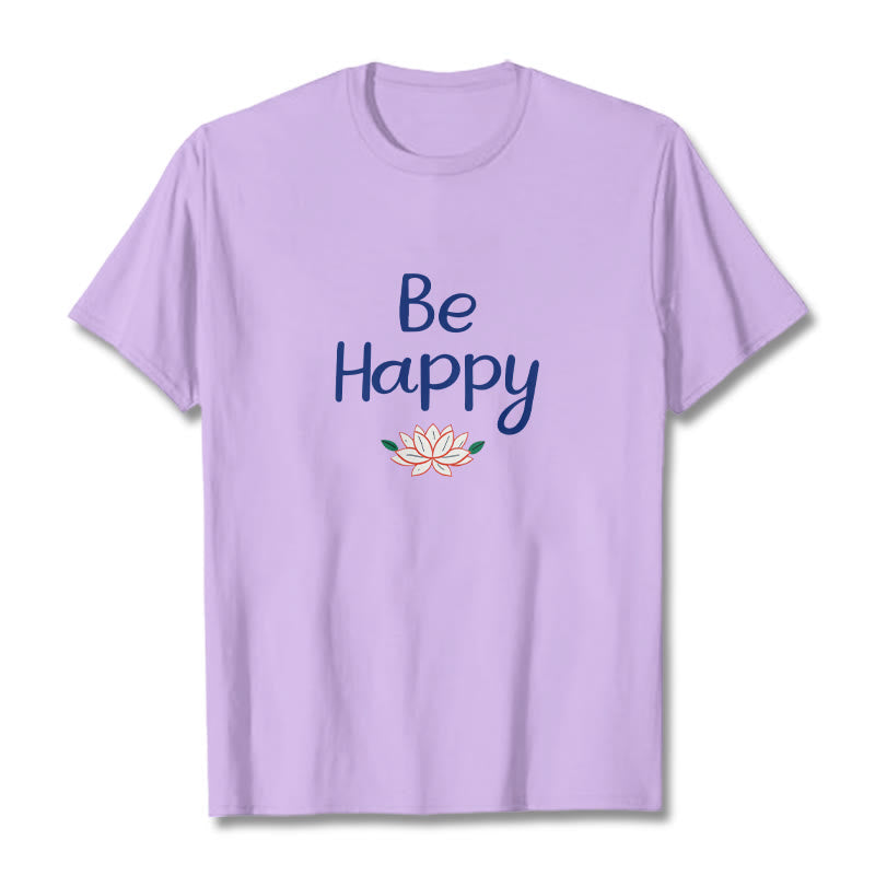 Foviel Be Happy Lotus Tee T-shirt