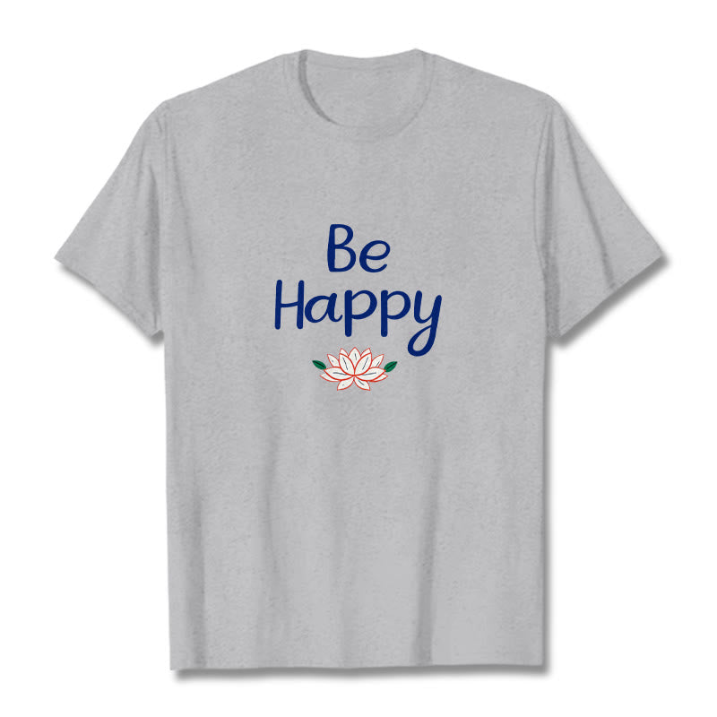 Foviel Be Happy Lotus Tee T-shirt