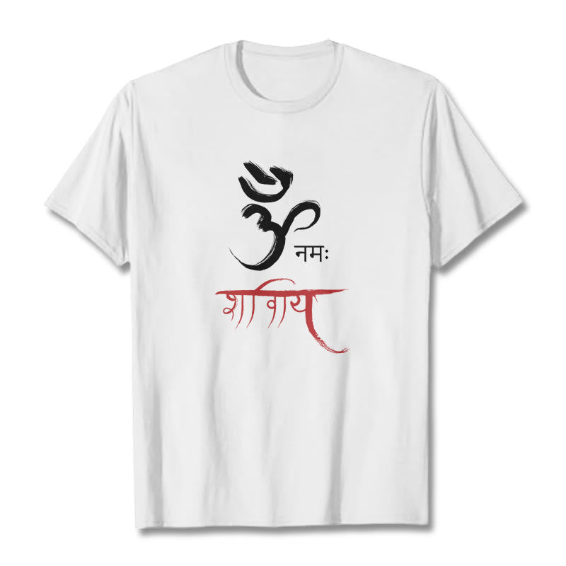 T-shirt Foviel OM NAMAH SHIVAYA Mantra sanskrit