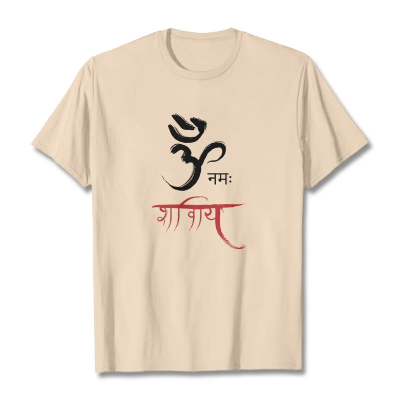 T-shirt Foviel OM NAMAH SHIVAYA Mantra sanskrit