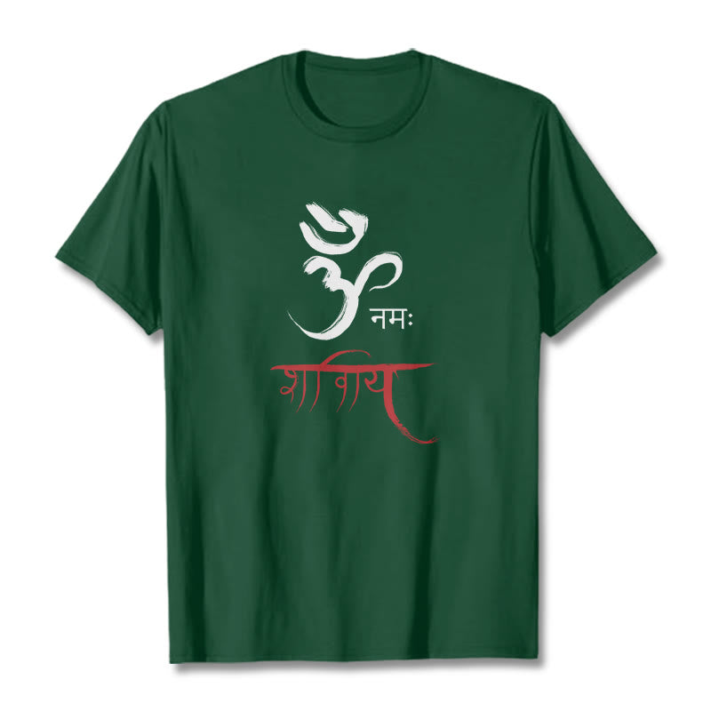 T-shirt Foviel OM NAMAH SHIVAYA Mantra sanskrit