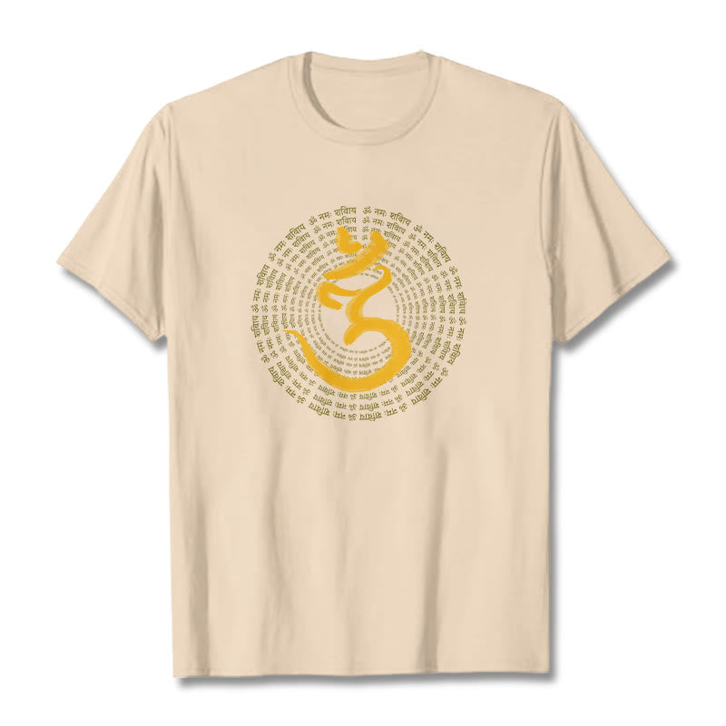 T-shirt Foviel 108 OM NAMAH SHIVAYA Mantra sanskrit