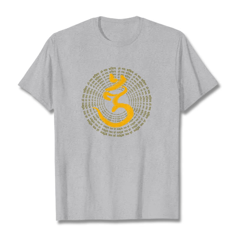 T-shirt Foviel 108 OM NAMAH SHIVAYA Mantra sanskrit