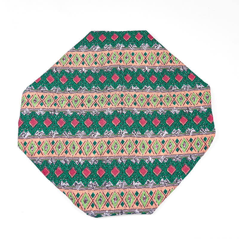 Sac à bandoulière en coton à motif rayures colorées Foviel