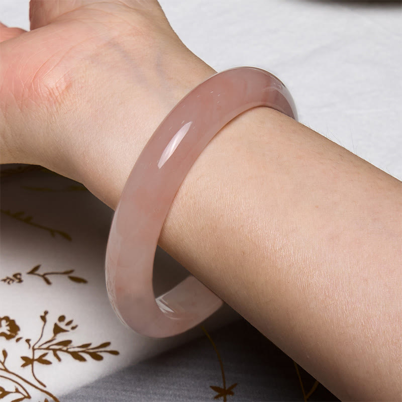 Foviel Rosa Goldene Seide Jade Reichtum Glück Armband