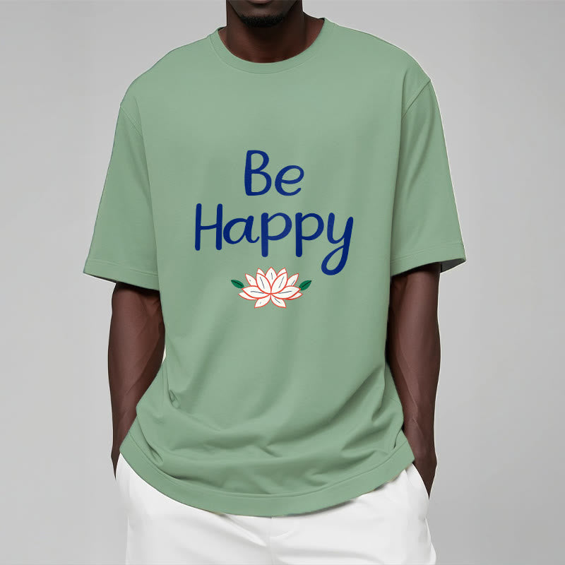 Foviel Be Happy Lotus Tee T-shirt