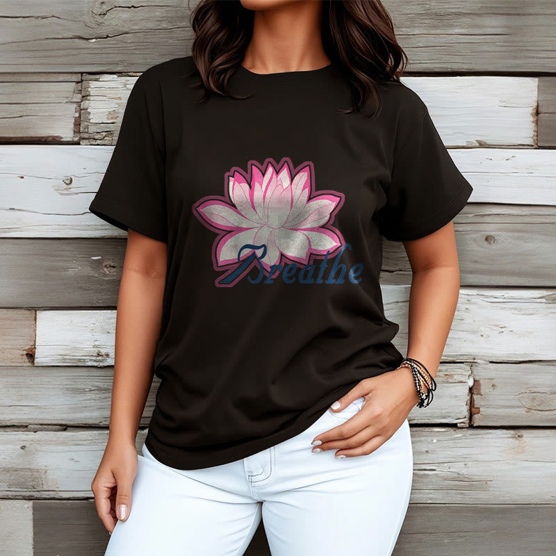 Foviel BREATHE Lotus Flower Tee T-shirt