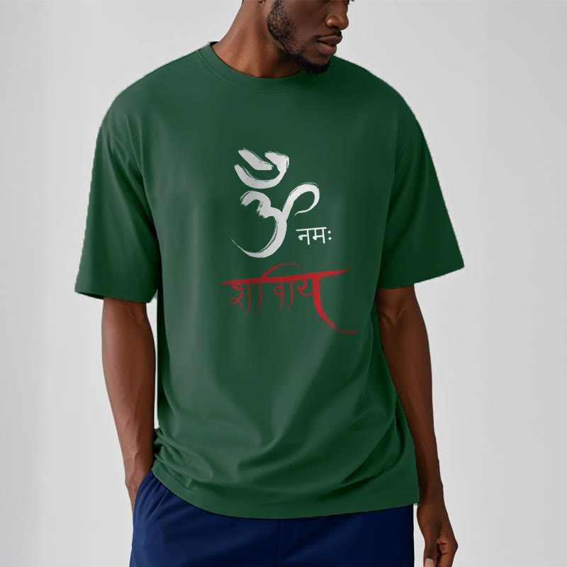 T-shirt Foviel OM NAMAH SHIVAYA Mantra sanskrit