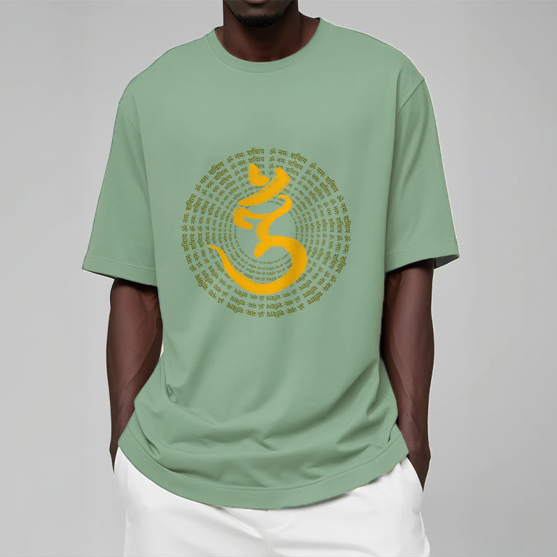 T-shirt Foviel 108 OM NAMAH SHIVAYA Mantra sanskrit