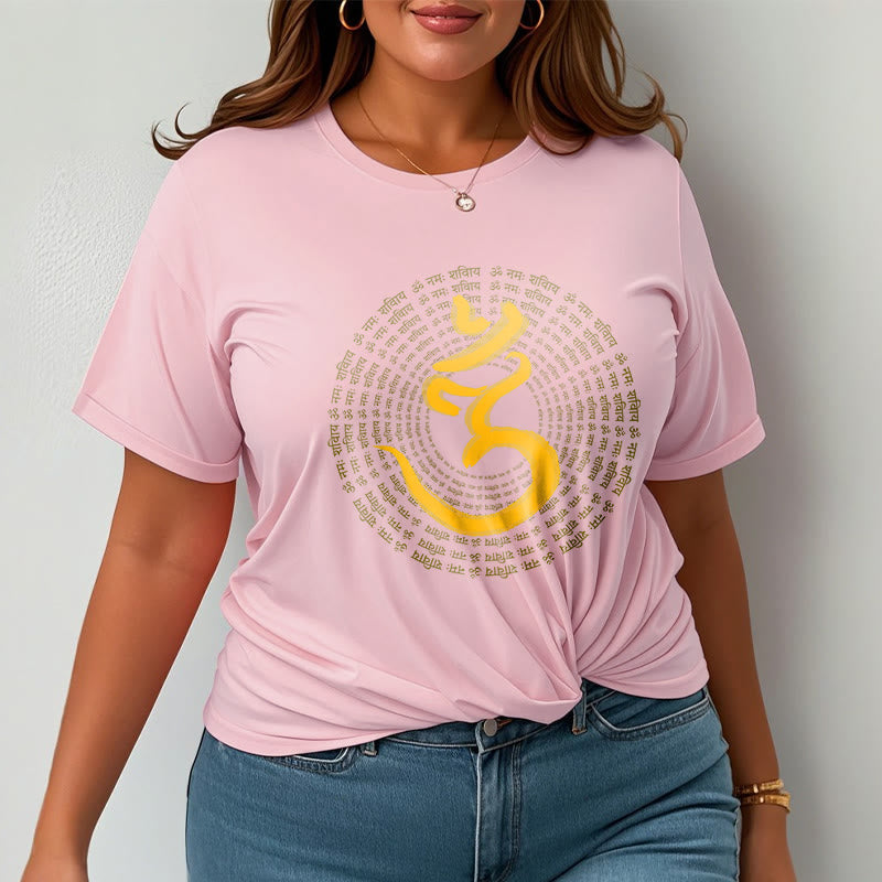T-shirt Foviel 108 OM NAMAH SHIVAYA Mantra sanskrit