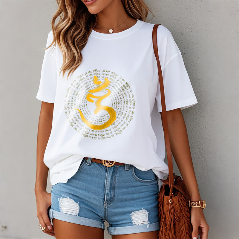 T-shirt Foviel 108 OM NAMAH SHIVAYA Mantra sanskrit