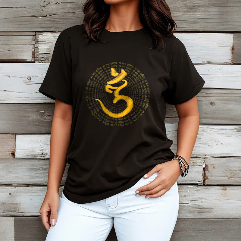 T-shirt Foviel 108 OM NAMAH SHIVAYA Mantra sanskrit