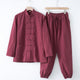 Chemise bordeaux et pantalon bordeaux / US/UK/AU 34, EU 44 (M)