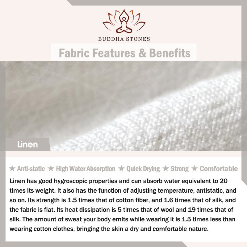 Buddha Stones Fall Solid Long Sleeve Frog-Button Shirt Linen Men Zen Clothing - image 5