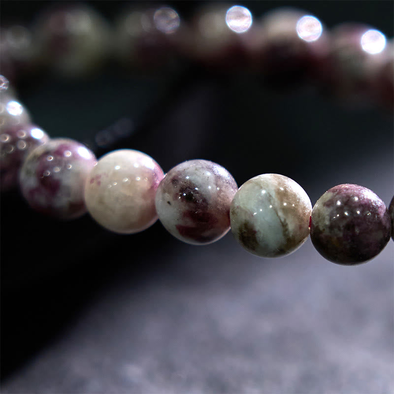 Bracelet d'équilibre en tourmaline fleur de prunier Foviel