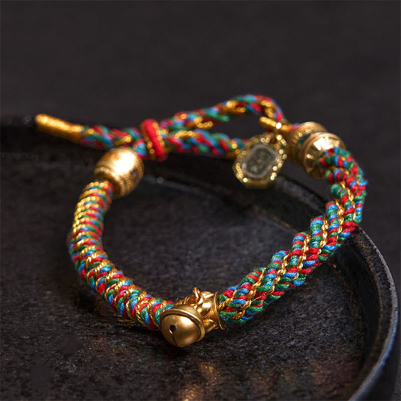 Foviel Tibetische Om Mani Padme Hum Geschnitzte Zakiram Göttin des Reichtums Charm Amulett Armband