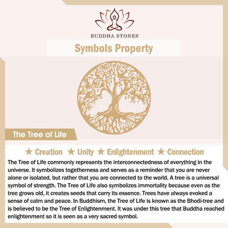 Buddha Stones 108 Mala Beads Apatite Bead Om The Tree Of Life Lotus Bracelet - image 10