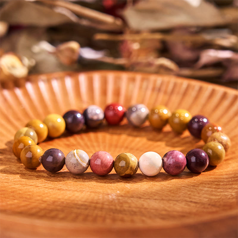 Bracelet de croissance émotionnelle en mookaïte Foviel