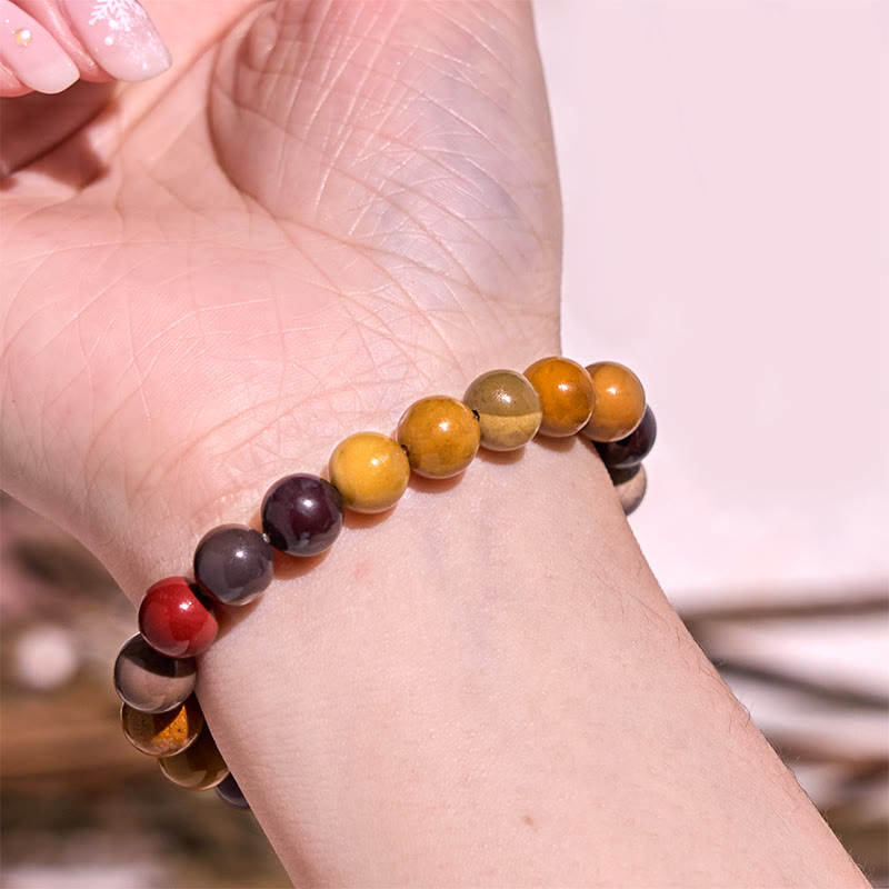Bracelet de croissance émotionnelle en mookaïte Foviel