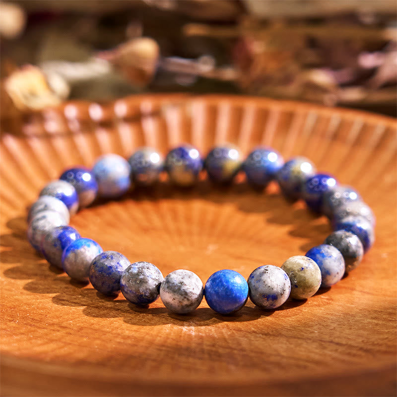 Buddha Stone Lazurite Self Care Positive Bracelet - image 6