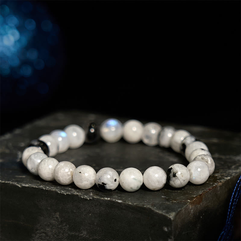 Foviel Regenbogen Moonstone Harmony Armband