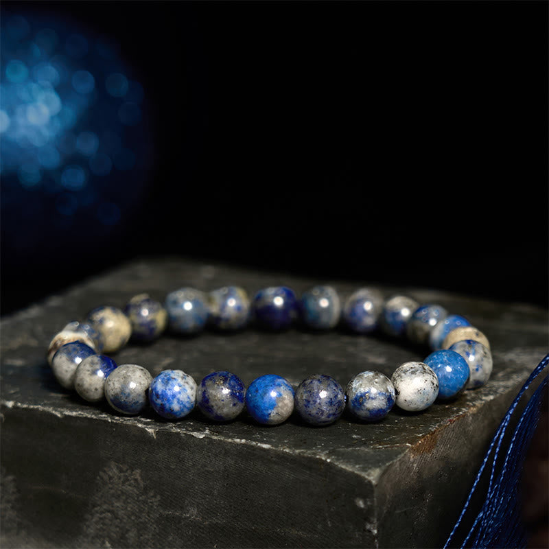 Buddha Stone Lazurite Self Care Positive Bracelet - image 1